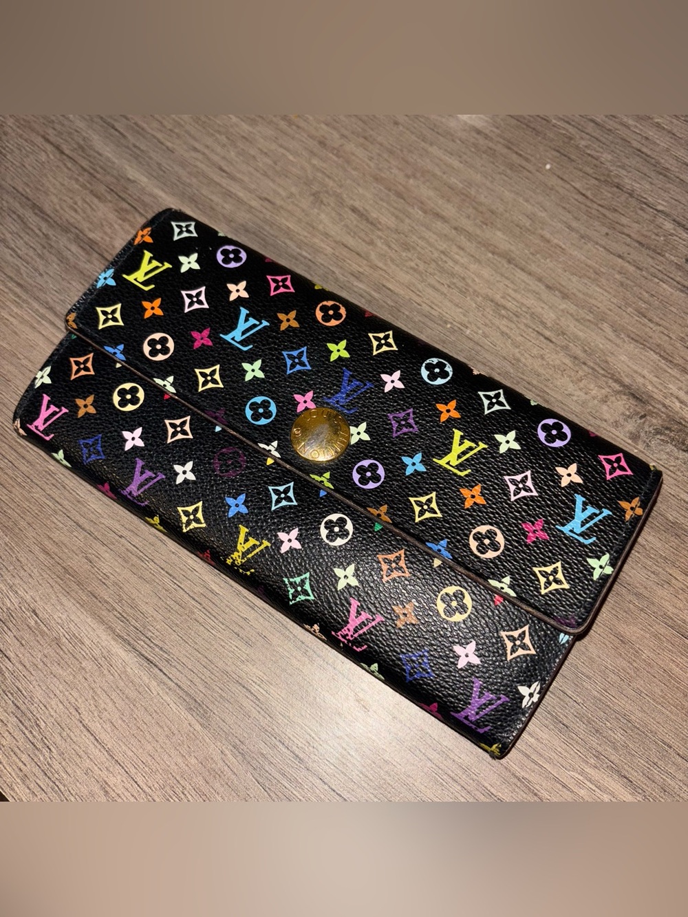 Vintage Louis Vuitton Tekashi Murakami Sarah Pink Wallet